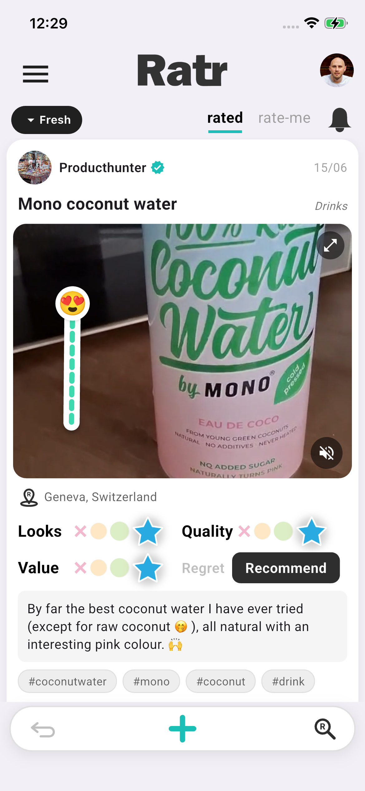 A highly-rated product on Ratr